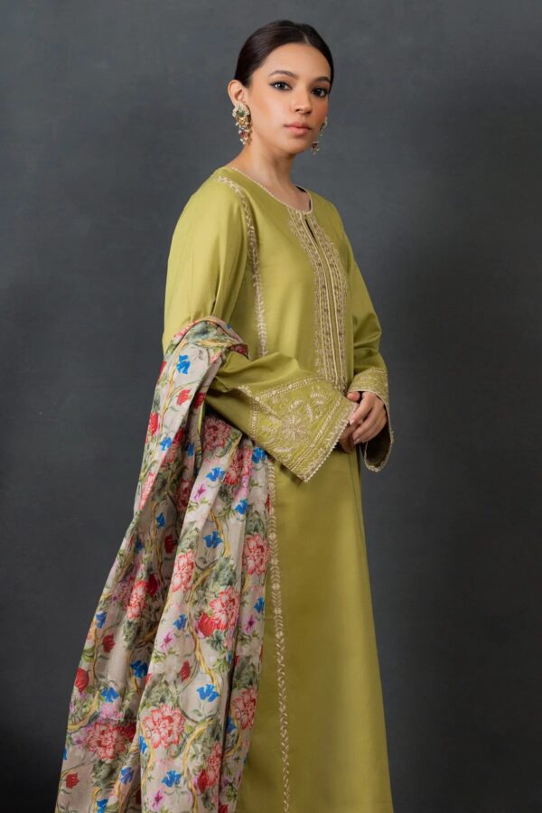 Kokum — 3pc on Dhanak with Twill wool shawl - Image 5